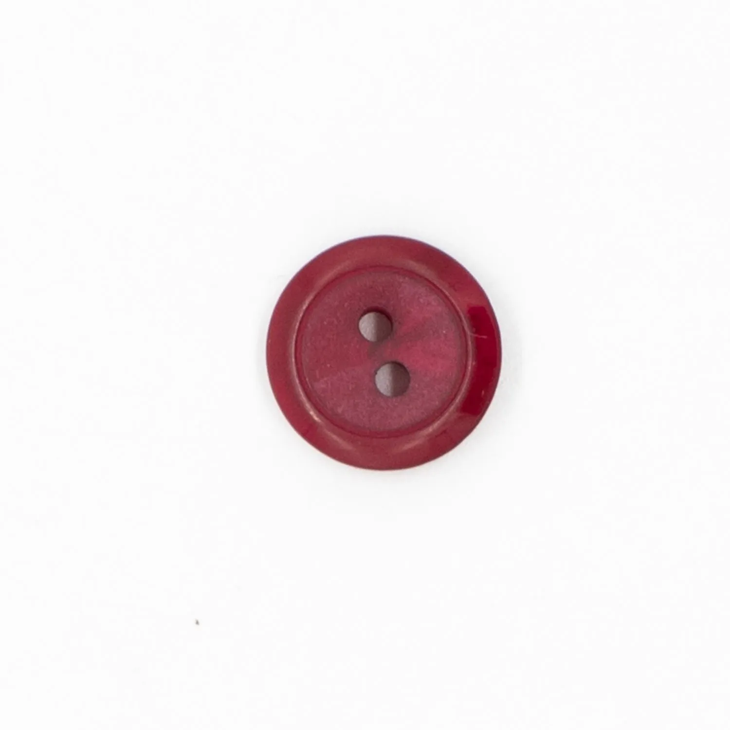 2 Hole Shiny Rim/Matt Centre Button