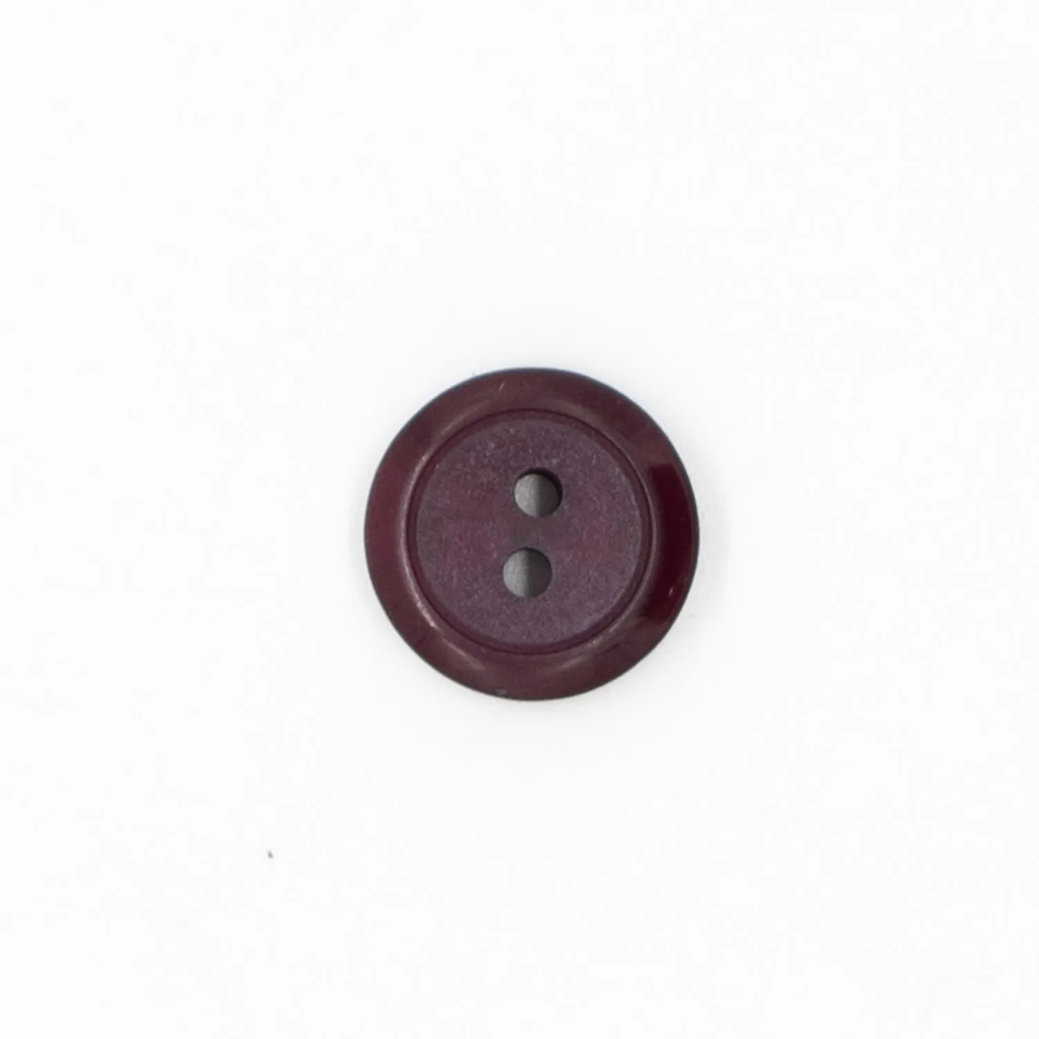 2 Hole Shiny Rim/Matt Centre Button