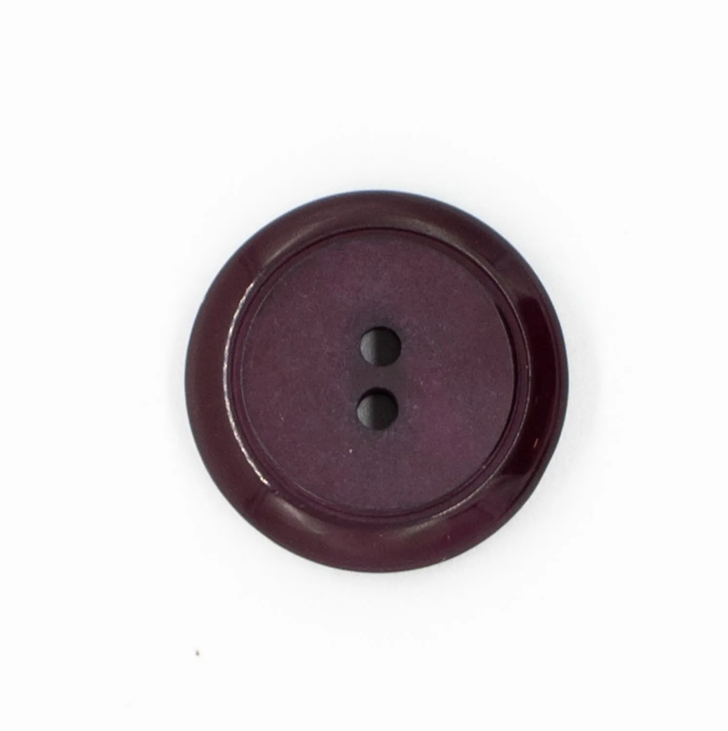 2 Hole Shiny Rim/Matt Centre Button