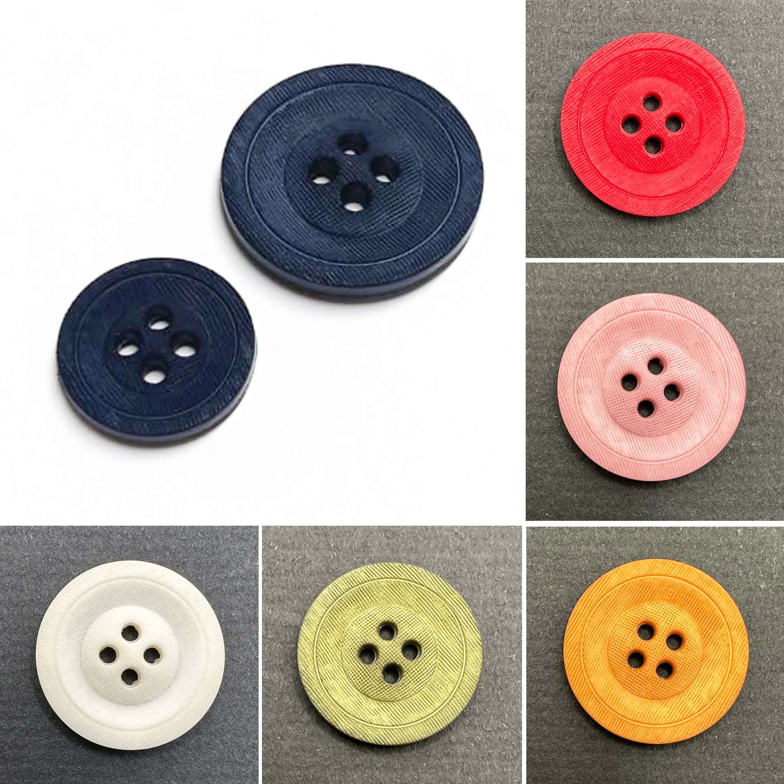 4 Hole Textured Blazer Button