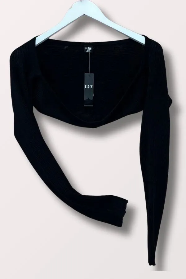 Adult Lydia Long Sleeve Shrug - Black