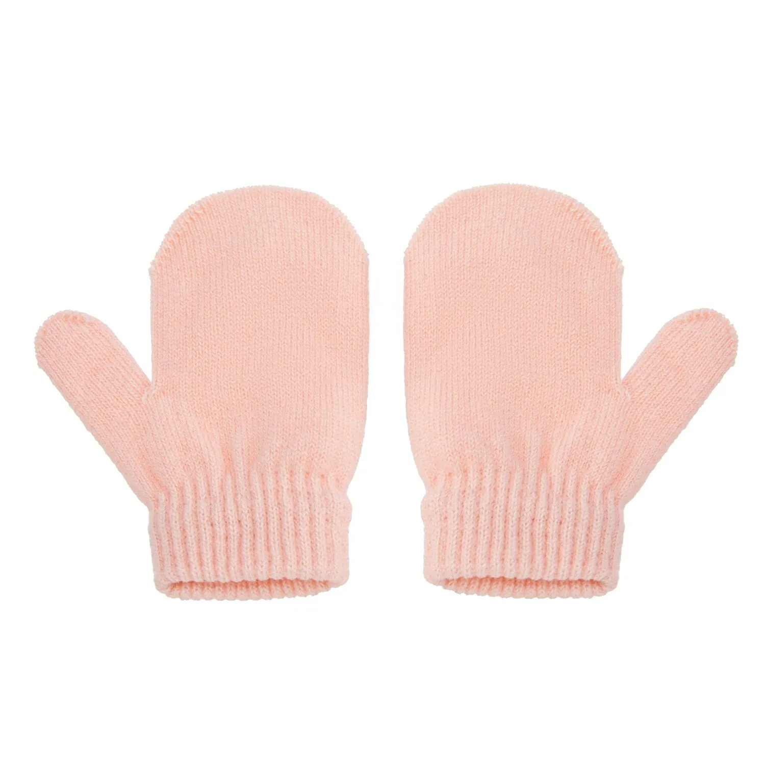 Baby Kids Girls Boys Winter Warm Knit Hat Ear Solid Warm Cute Glove 2pcs Lovely Beanie Cap With Hair Ball