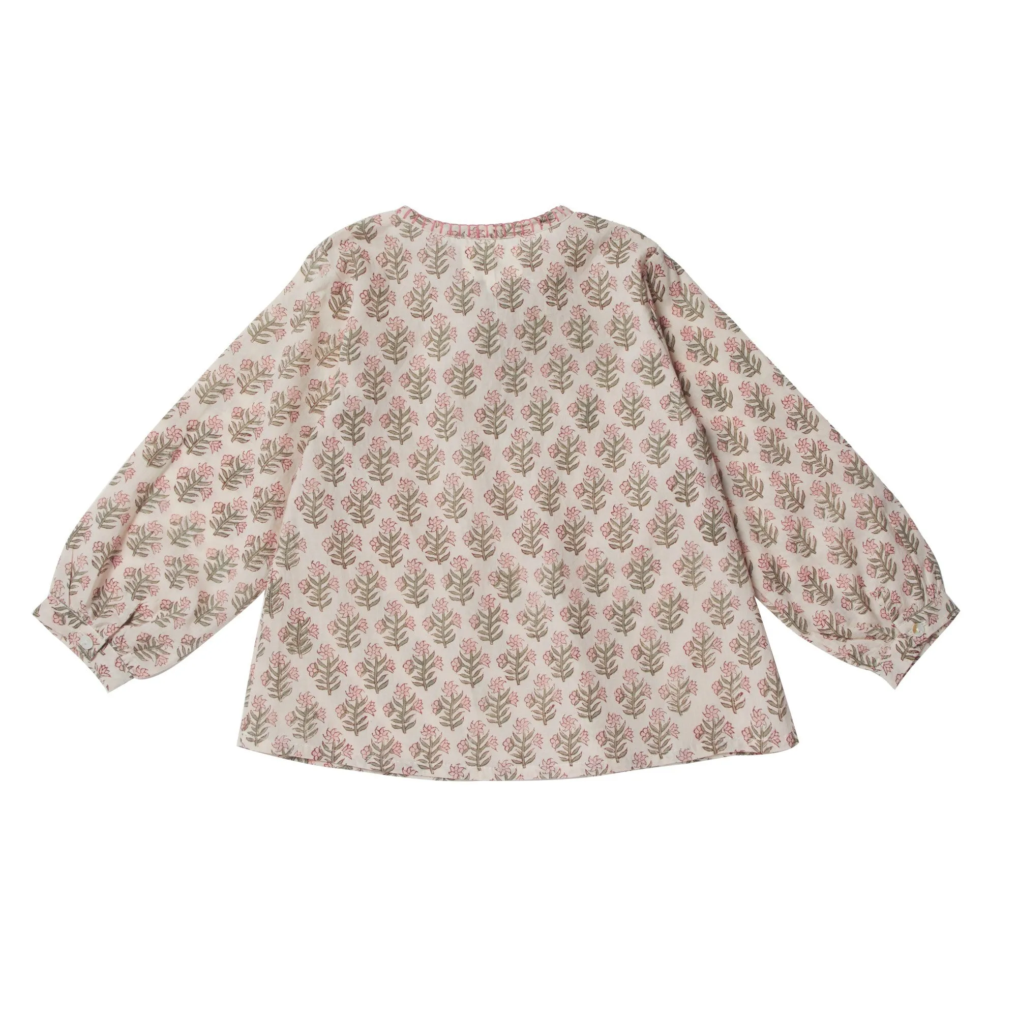 Bonheur du Jour Paris Toscana Blouse Rose/Kaki