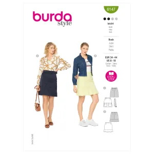 Burda Pattern 6147 Misses' Skirt