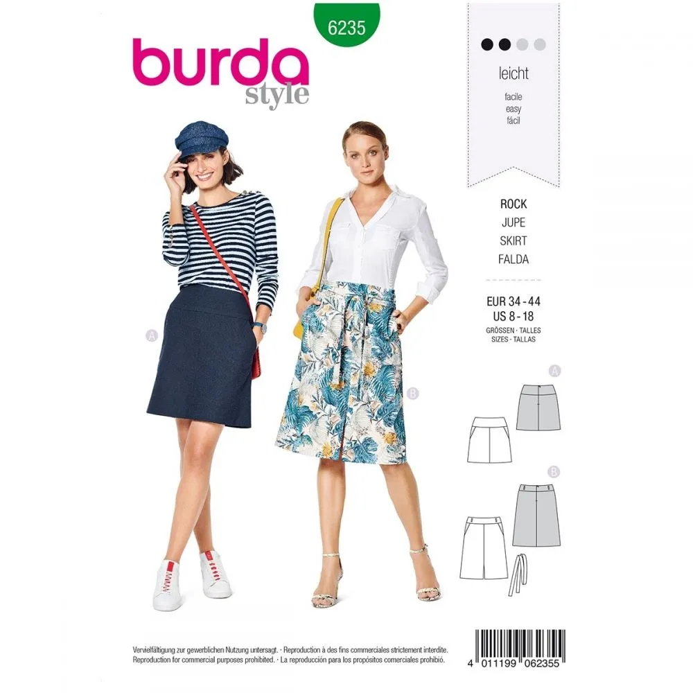 Burda Skirts 6235