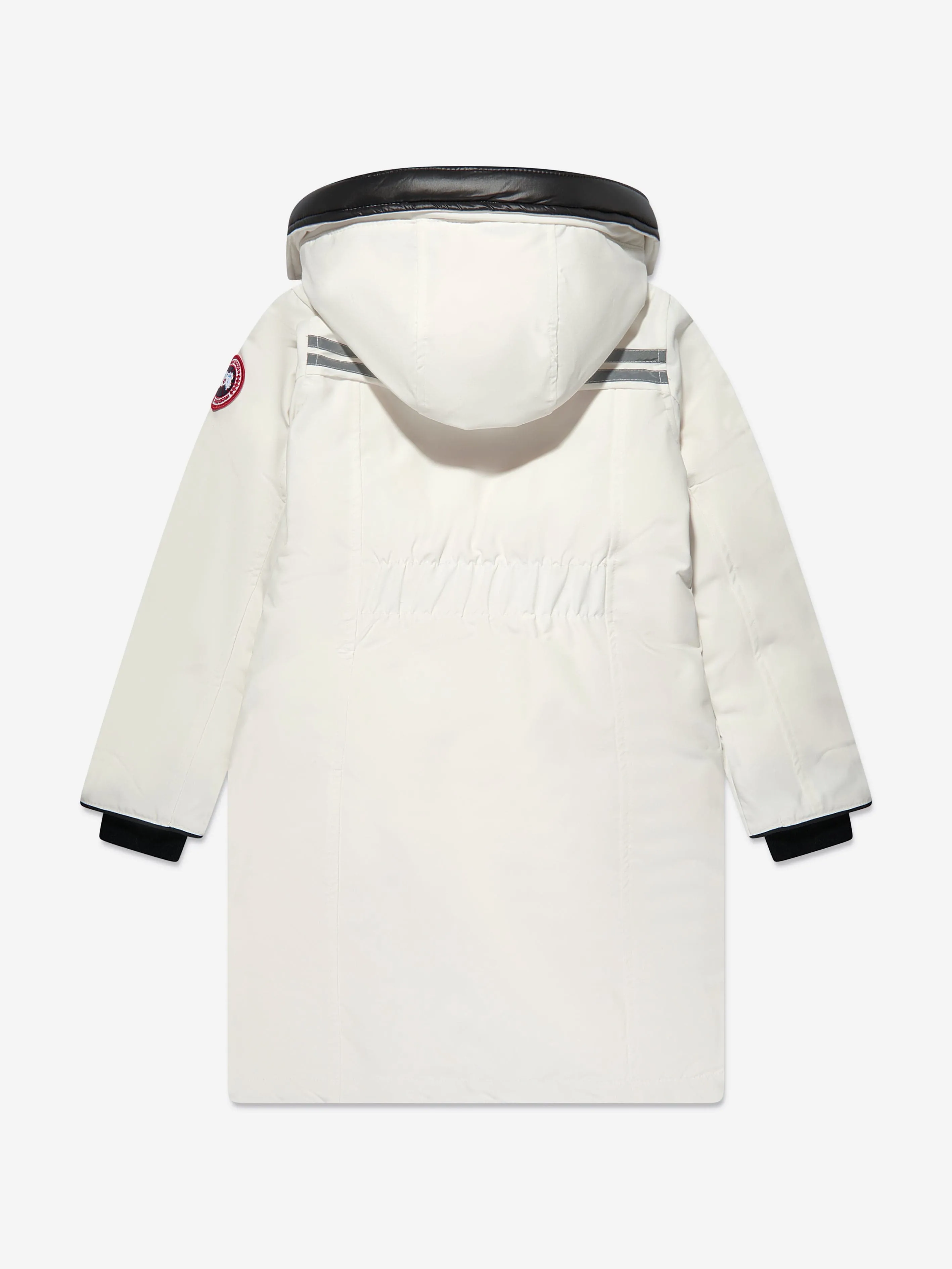 Canada Goose Girls Brittania Parka in White