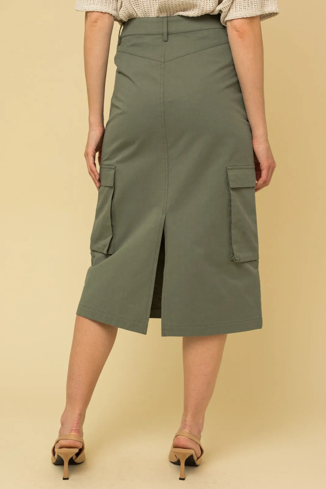 Cargo Midi Skirt