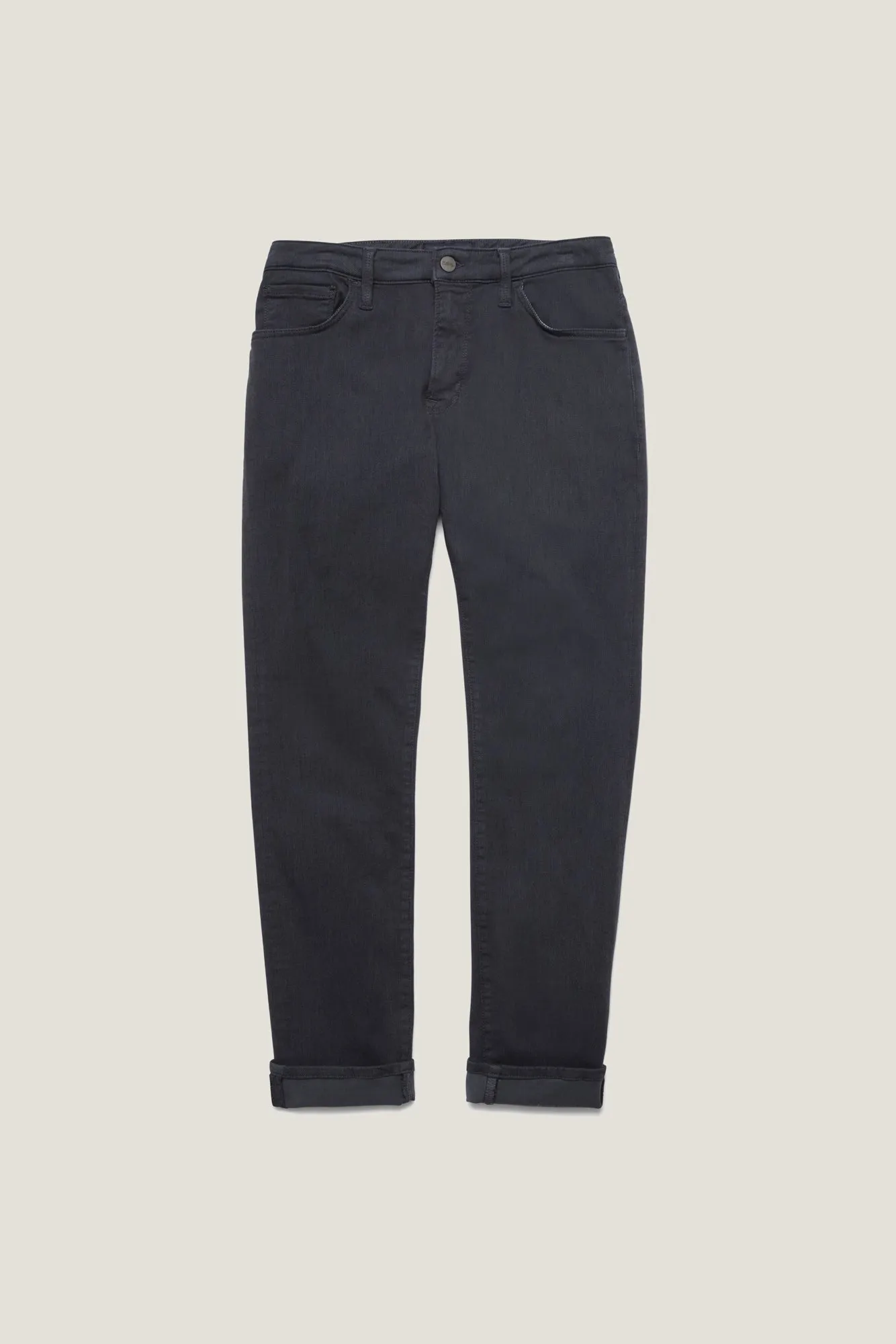 Charisma Relaxed Straight Pants in Slate Diagonal