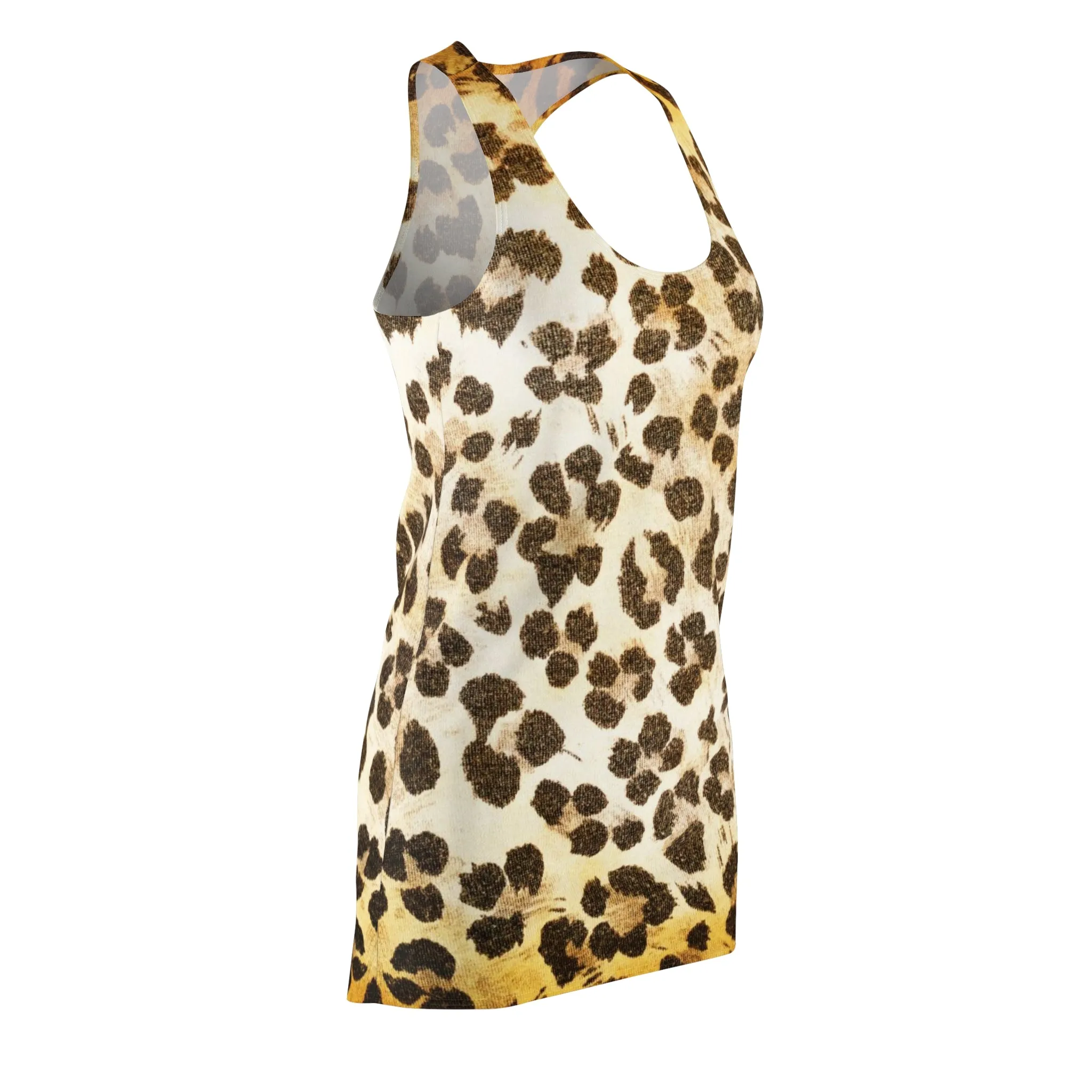 Cheetah - Inovax Women's Cut & Sew Racerback Dress