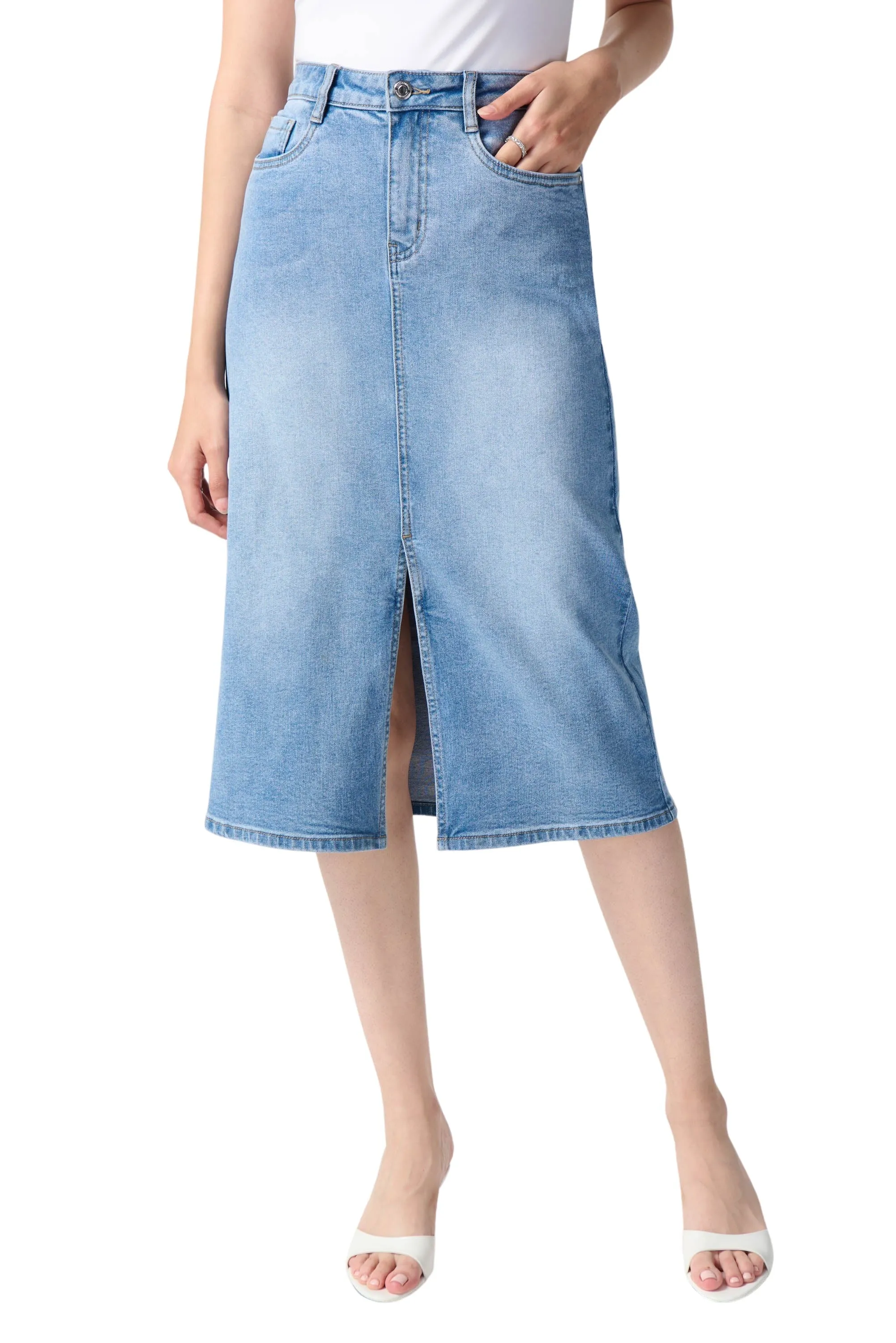 Denim A-Line Skirt