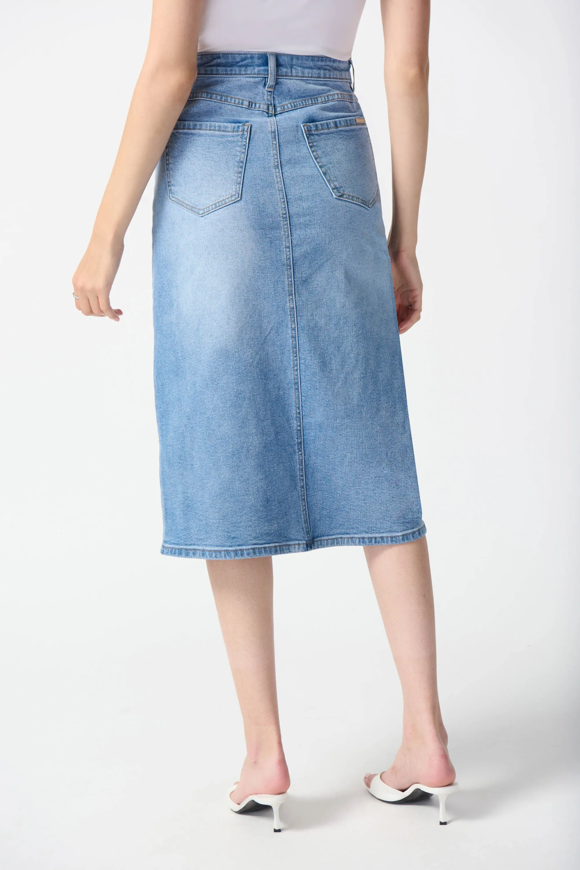 Denim A-Line Skirt