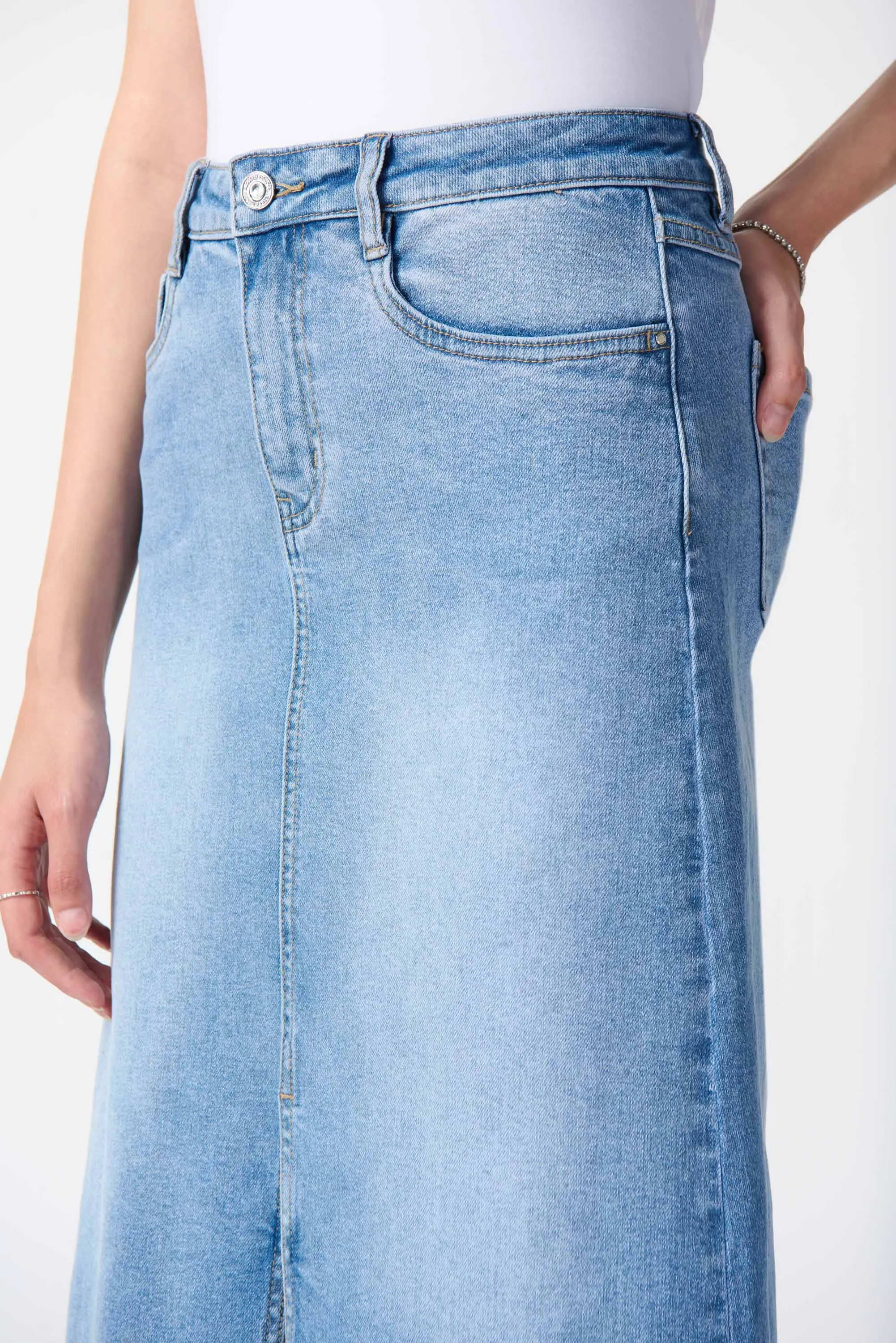 Denim A-Line Skirt