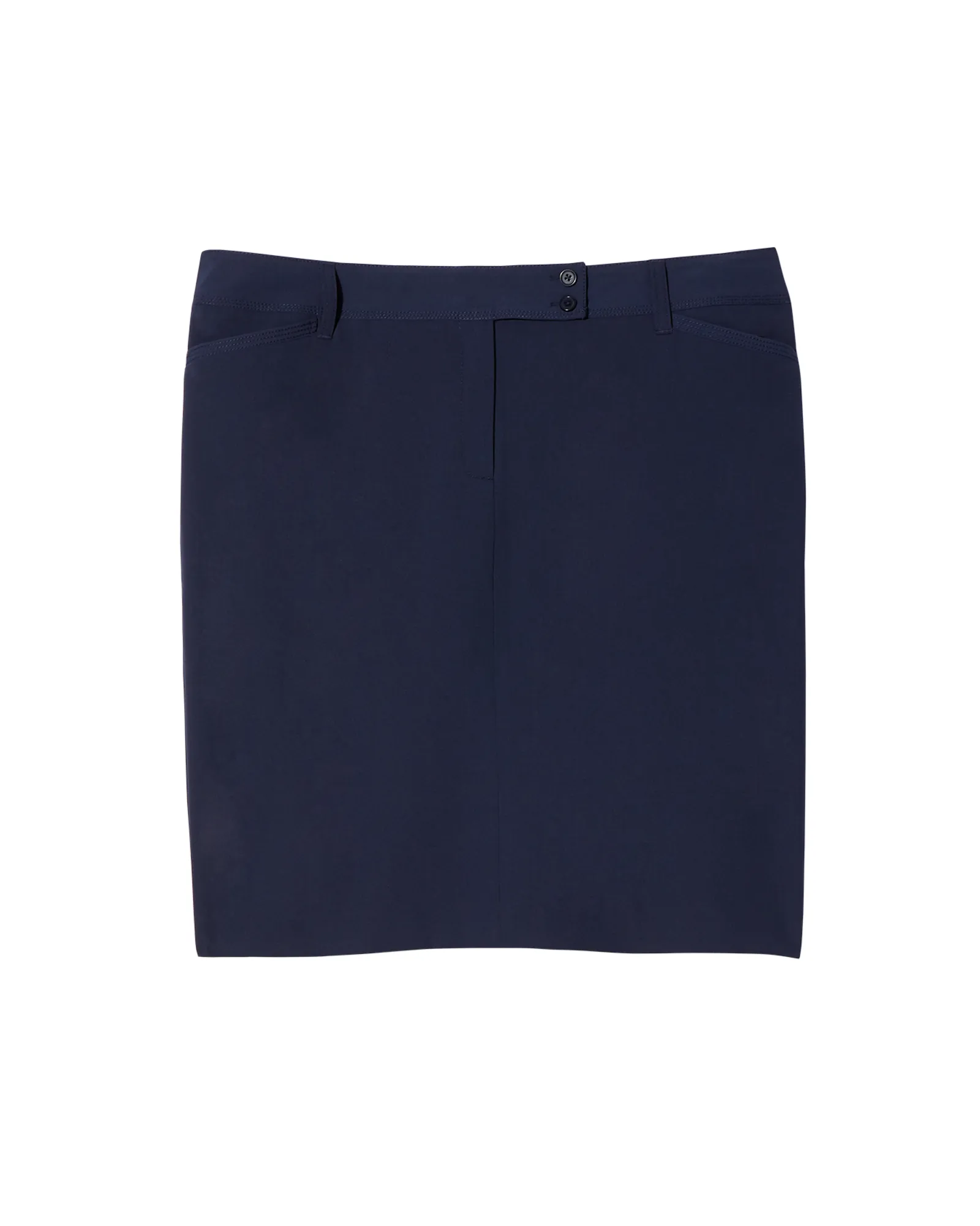 Dorian Trouser Pencil Skirt | Navy