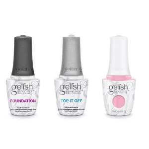 Gelish Combo - Base, Top & Light Elegant