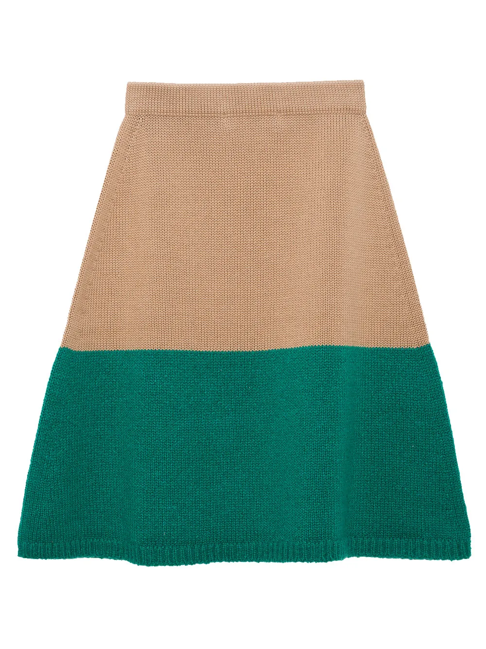 Green Boucle Skirt