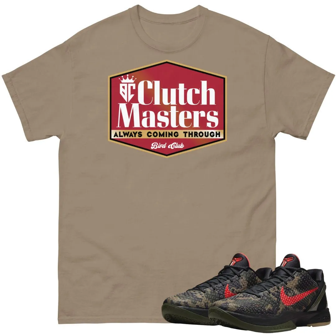 Kobe 6 Italian Camo Clutch Masters Shirt