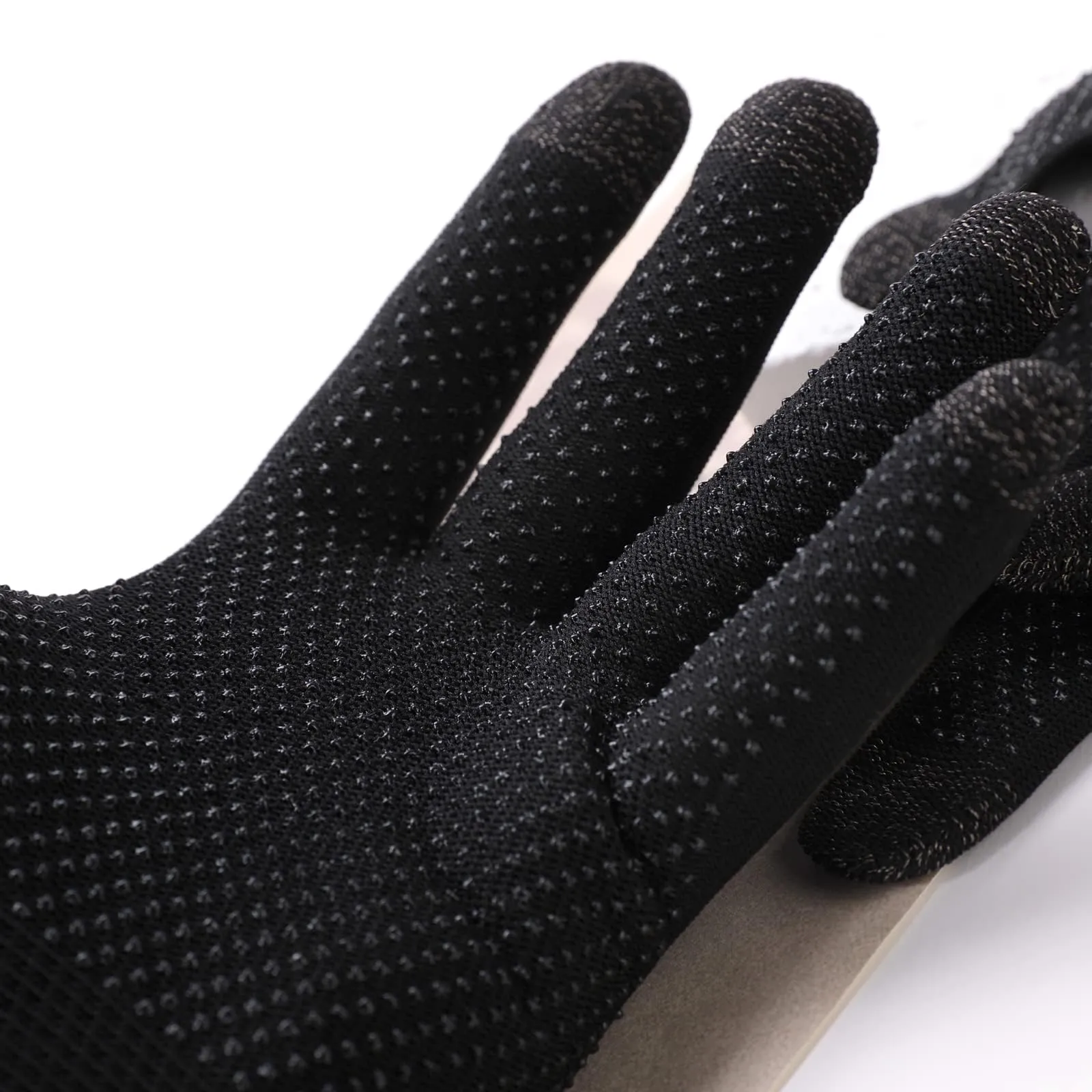 Kuber Industries Non-Slip Warm Five-Finger Touch screen Gaming Gloves (MH-TG001)- Black (Pack Of 3)