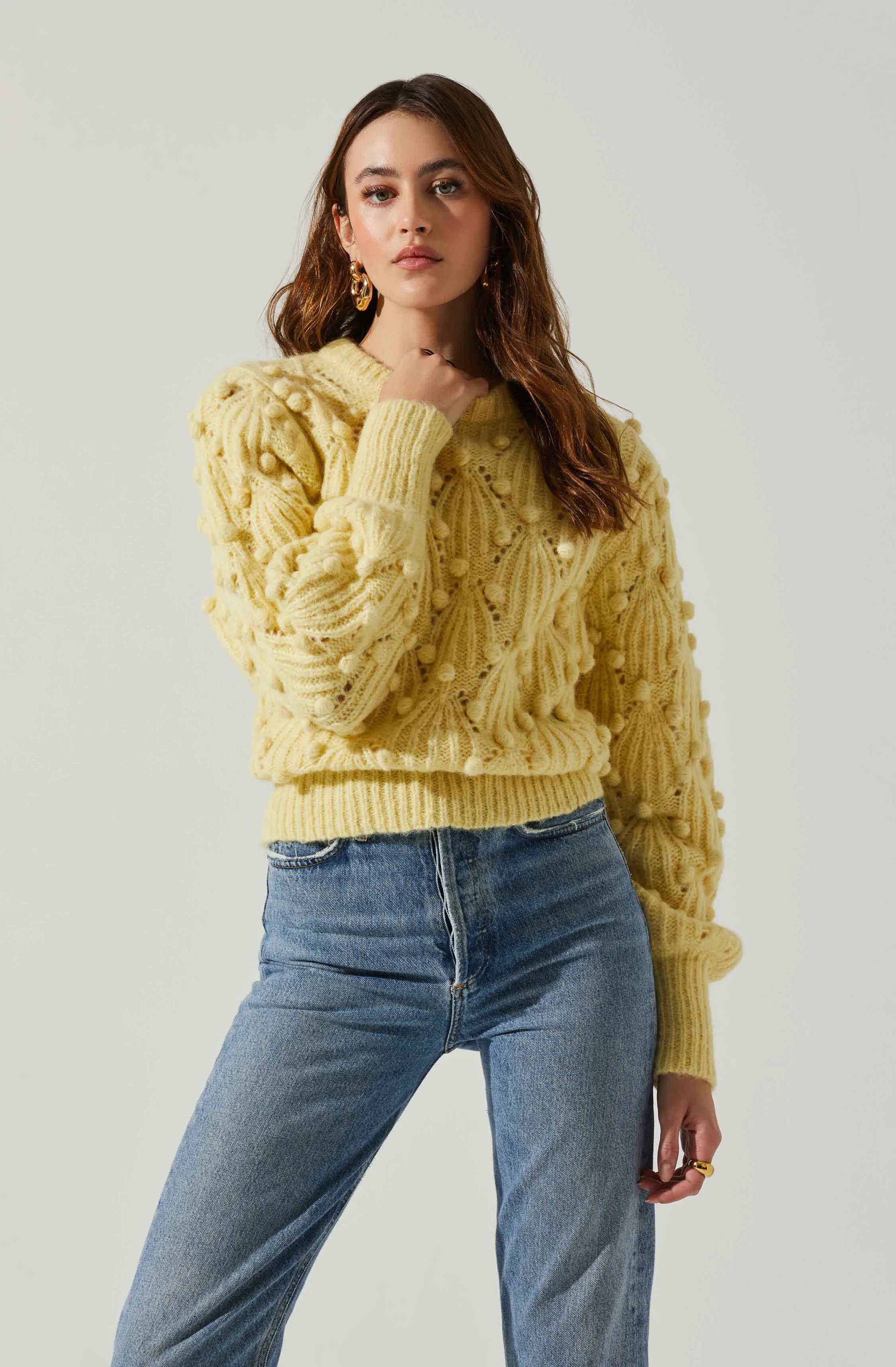 Lexi Pom Pom Embellished Sweater