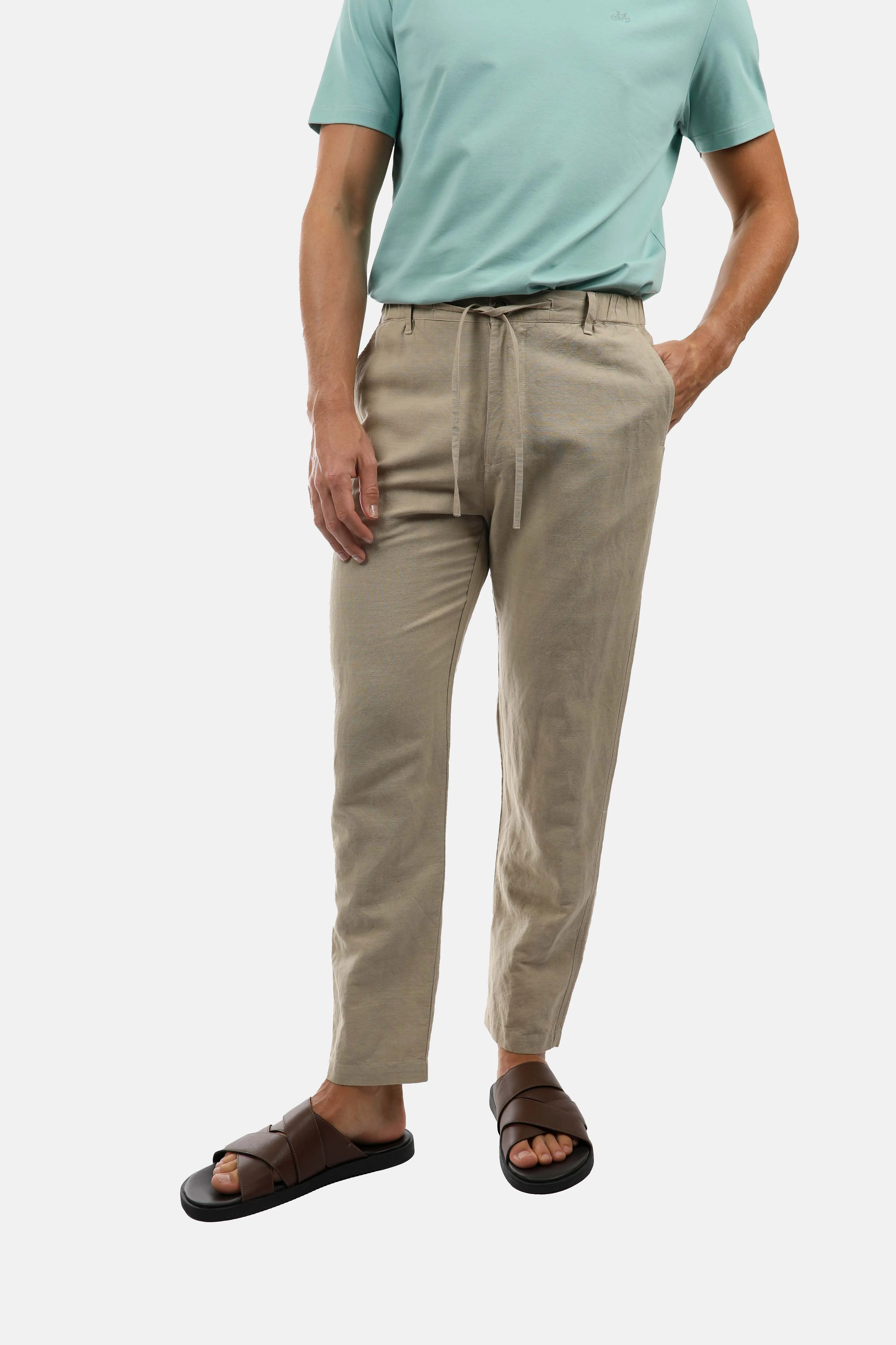 Pebble Linen Relaxed Waist Pant