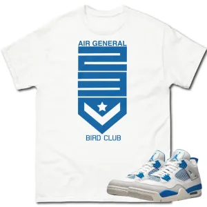 Retro 4 Military Blue "Air General" Shirt