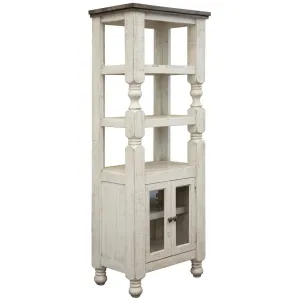 Stonegate pillar style 2-Door Pier Bookcase