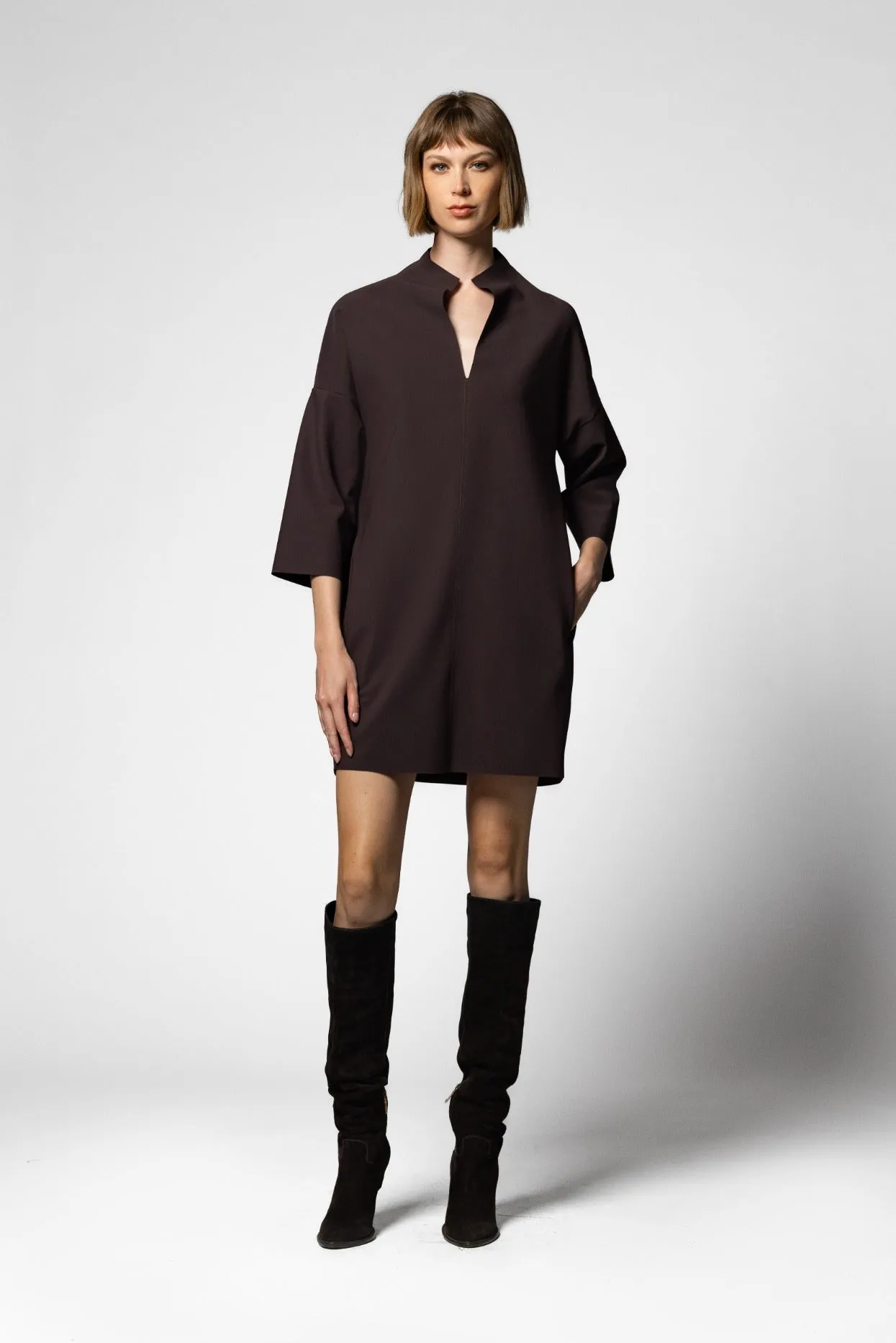 Uma Mini Tunic - Espresso