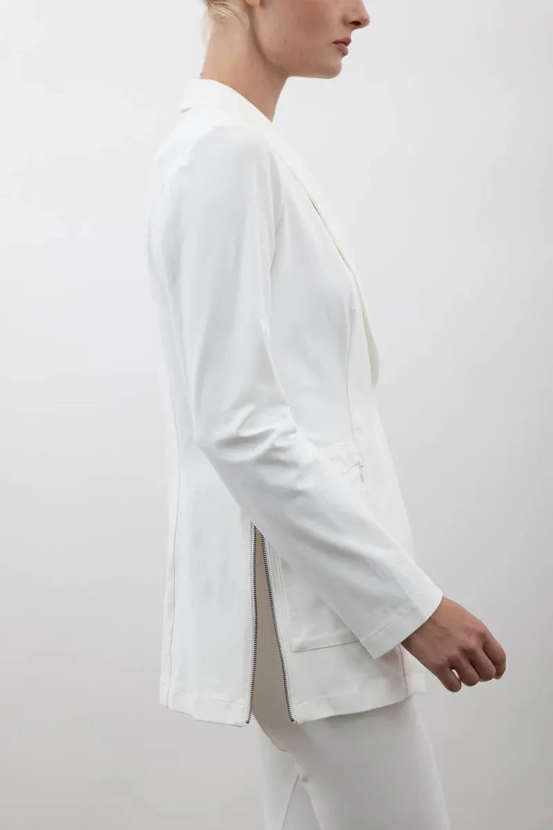 Valbella Tech Stretch Blazer - White