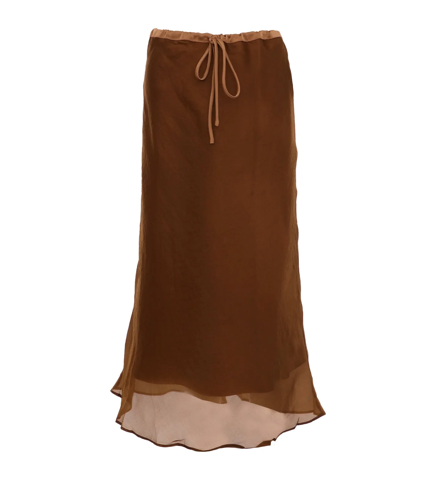 Vivina Skirt Brown with Lining