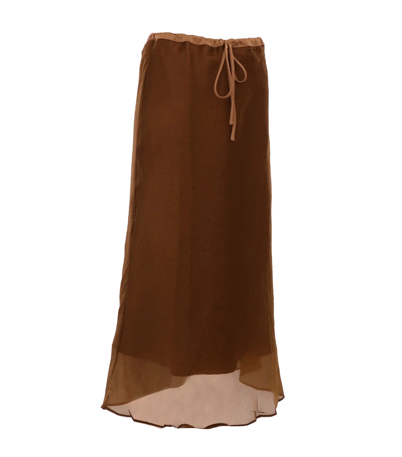 Vivina Skirt Brown with Lining