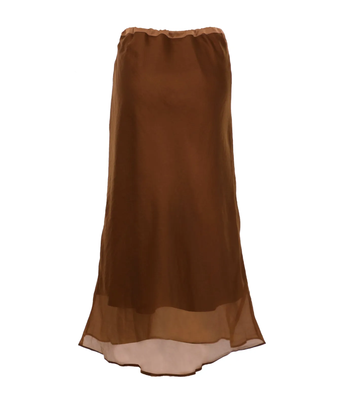 Vivina Skirt Brown with Lining