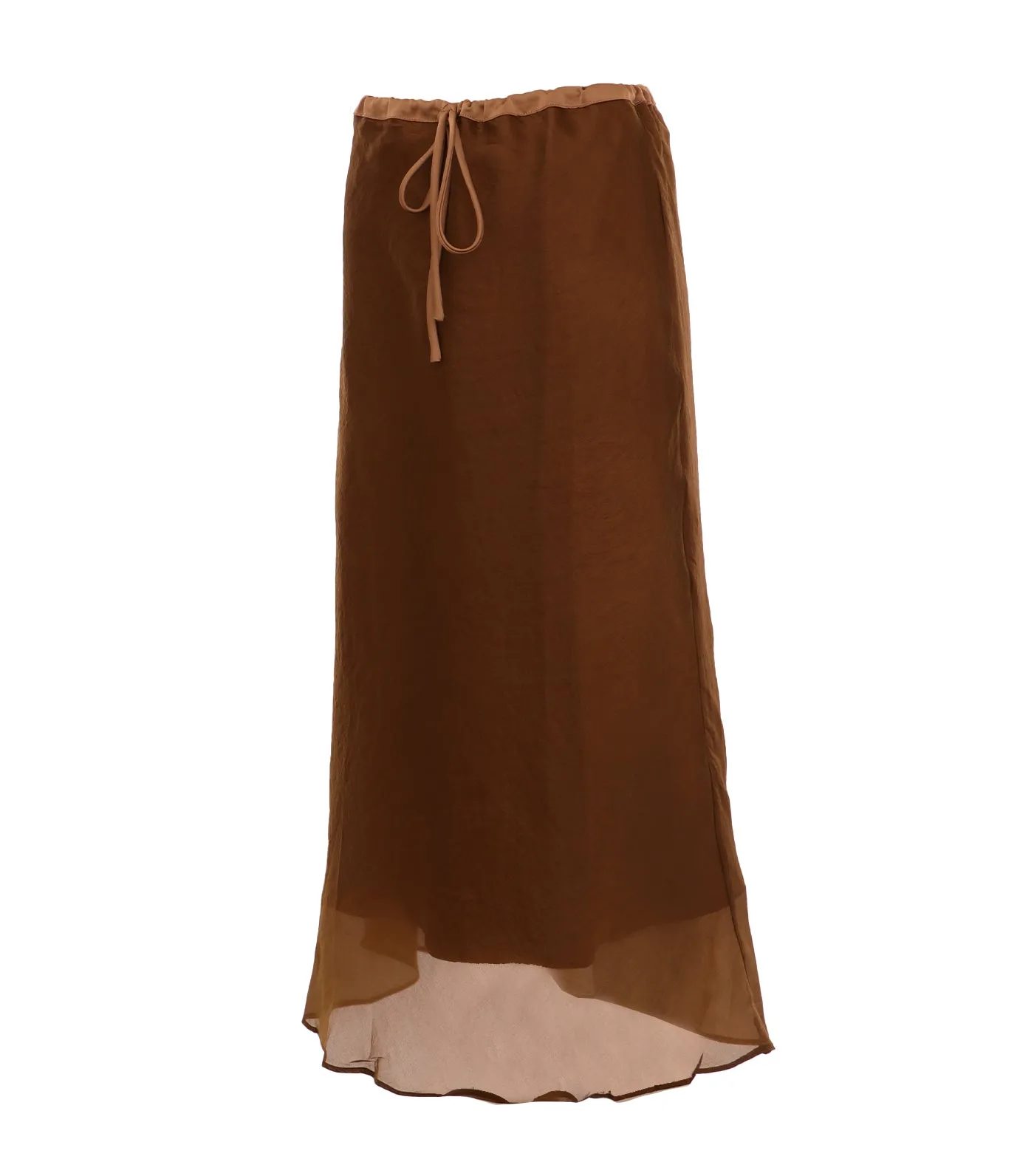 Vivina Skirt Brown with Lining